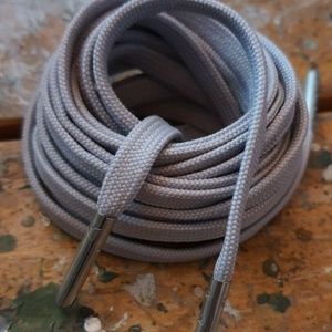NEW GENUINE NIKE SHOE LACES GREY 48" LIGHT GREY